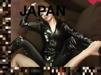 asiatique, japonais, fétiche, latex