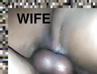 Mi wife gets cum in my dick