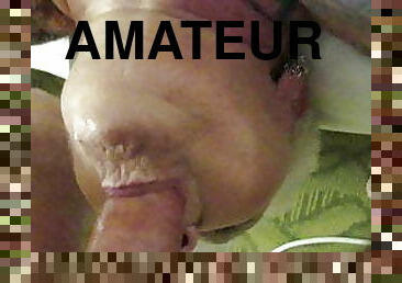 amatör, avsugning, gamling