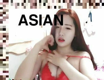 asiatique, gros-nichons, masturbation, amateur, ados, webcam, mignonne, solo, coréen, taquinerie