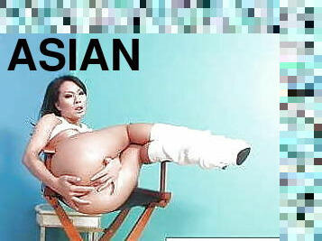 asiatique, gros-nichons, anal, pornstar, seins, solo, gros-plan, trou-du-cul