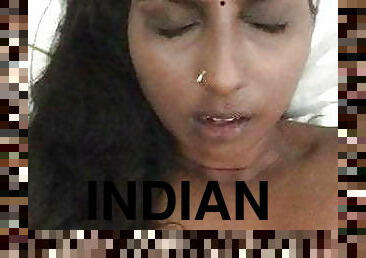 gros-nichons, indien, black, doigtage, seins