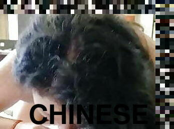 asiatique, fellation, sur-le-visage, chinoise, cunilingus, bite, sucer