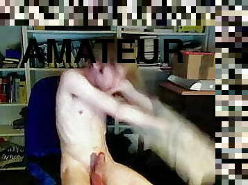 masturbation, maigre, amateur, gay