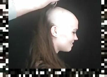 Long hair headshave