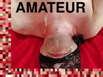 masturbation, amateur, gay, branlette, sur-le-visage, ejaculation, bukkake