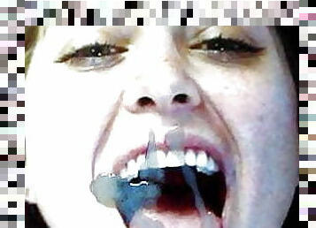 Riley Reid - Cum Tribute(face &amp; tongue)