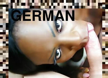 Fetisch german ebony smoking blowjob cumshot