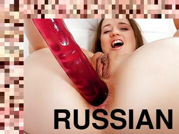 мастурбація, піхва-pussy, росіянка, сімявиверження, обличчя, жіноча-білизна, брюнетка, приват