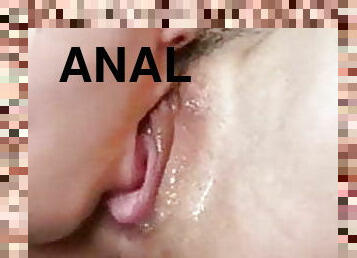 anal, mujer-vestida-hombre-desnudo, brutal