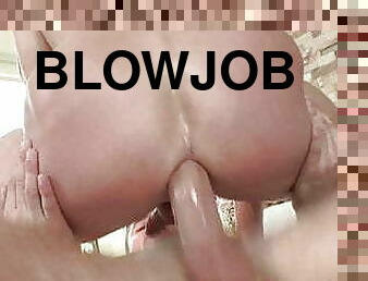 blowjob-seks-dengan-mengisap-penis, homo, deepthroat-penis-masuk-ke-tenggorokan, menunggangi, berotot, penis, pengisapan