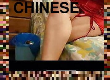 asiatique, levrette, mamelons, fellation, milf, chinoise, cougar