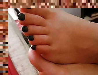 maigre, amateur, mature, milf, latina, pieds, italien, fétiche, bisexuels, branlette-avec-les-pieds