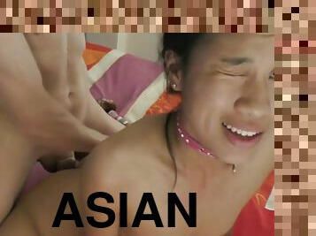 asiatisk, skinny, anal, tenåring, bdsm, slave, strømper-stockings, thai, facial, fingret-pretty