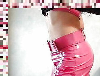 Lally pink miniskirt