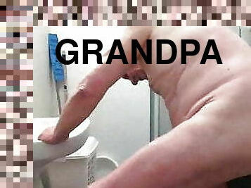kupanje, tata, homo, pod-tušem, tata-daddy, djed
