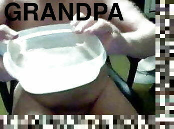 grandpa cum on webcam