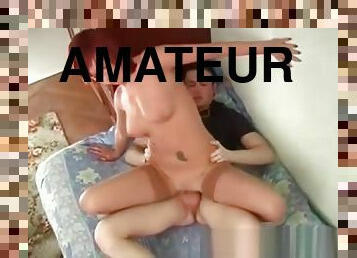 cul, ivre, amateur, fellation, rousse