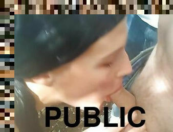 public, hirondelle, ejaculation, bukkake