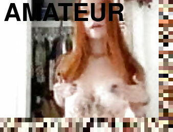 masturbation, amatör, webbkamera, goth