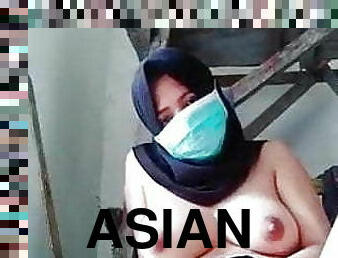 asiático, masturbação, cona-pussy, caseiro, árabe