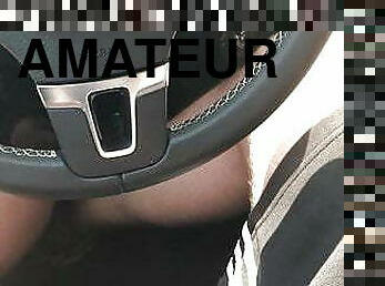 en-plein-air, public, amateur, ejaculation-sur-le-corps, gay, allemand, voiture, ejaculation