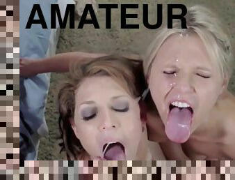 gros-nichons, amateur, fellation, compilation