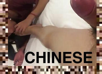 (Leaked!) Feet and ass licking by Chinese girlfriend