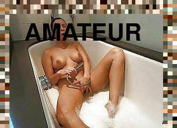 gros-nichons, chatte-pussy, amateur, babes, ados, jouet, maison, pute, chevauchement, gode