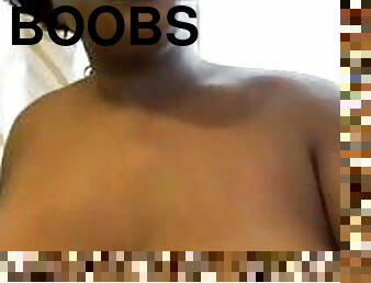 Dark skin big boobs