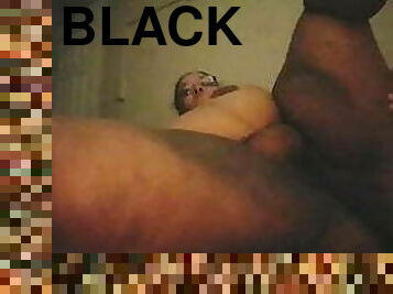 Nasty Huge Black BBW Plays with her pussy