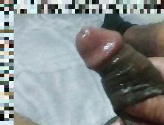 asiatique, masturbation, ejaculation-sur-le-corps, énorme-bite, interracial, gay, branlette, black, secousses, ejaculation