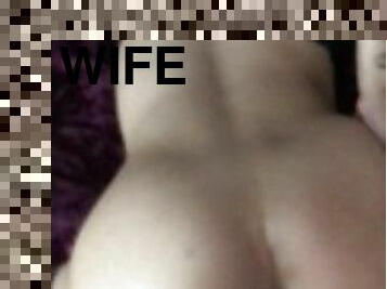 utroskab, monster, orgasme, kone, anal, milf, latiner, creampie, sort, liderlig