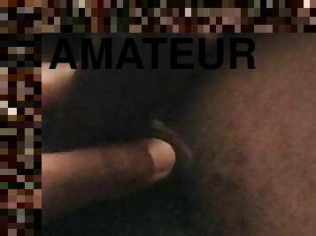 masturbation, transsexuelle, amateur, anal, ébène, énorme-bite, black, jeune-18