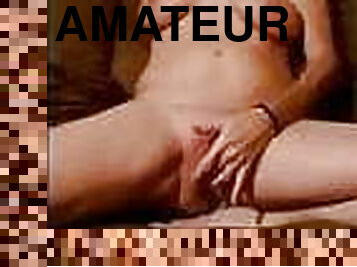 gros-nichons, masturbation, chatte-pussy, femme, amateur, milf, maison, doigtage, rousse, naturel