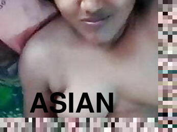 アジアの, マスターベーション, インドの女の子, 運指, ウェブカメラ