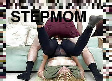 He fucks stepmom while doing yoga to help his porn addiction