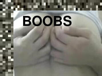 gros-nichons, masturbation, ados, jouet, latina, seins, parfait, petits-seins