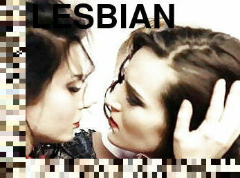lesbian-lesbian, pijat, bertiga, berciuman, bidadari, biseksual, berambut-cokelat, tato