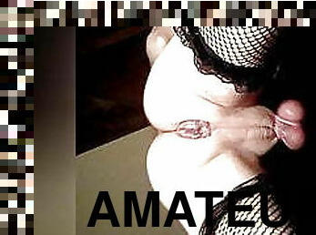 amaterski, analano, donje-rublje, dildo, stari, ponižavanje, dominacija, femdom