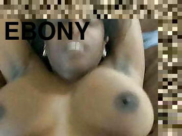 Ebony Loves Cumming On Daddy&#039;s Dick