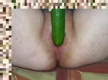 masturbation, chatte-pussy, russe, maman, pute, humide, légume