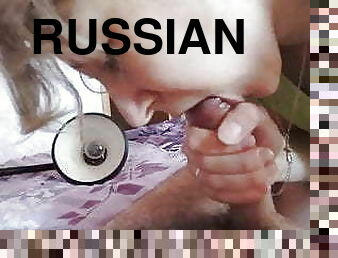 russe, mature, fellation, ejaculation-sur-le-corps, ejaculation