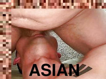 asiático, pai, chupanços, pénis-grande, interracial, gay, garganta-funda, jovem18, ejaculação, americano