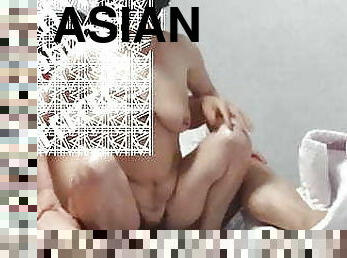 asiatisk, mogen, milf, kinesisk, puma