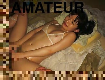 asiatique, amateur, ados, japonais, fellation-profonde, ejaculation-interne, doigtage, point-de-vue, première-fois, brunette