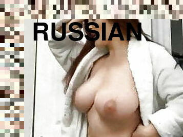 Russian Nice Figure Beautiful Milf Busty Showing Her Boobs 2
