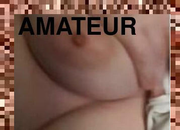 tetas-grandes, amateur, adolescente, a-solas