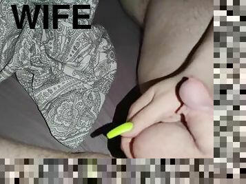 žena, robenie-rukou, bacuľaté, fetišistické, gule