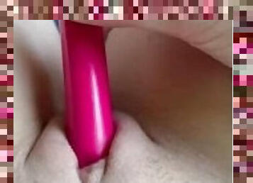 clitóris, masturbação, orgasmo, amador, brinquedo, pov, sozinho